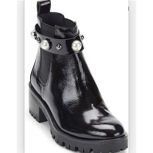 Karl Lagerfeld Pola Ankle Boot, Size 7